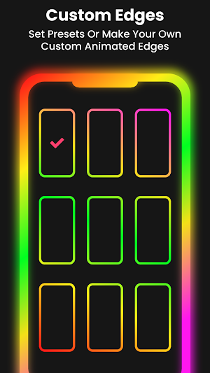 Edge lighting color Wallpapers Screenshot 2