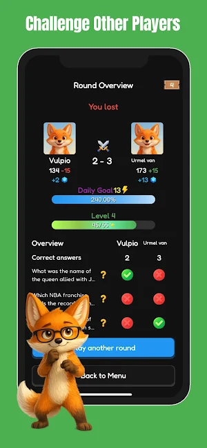 Vulpio – Daily Knowledge Quiz Screenshot 3