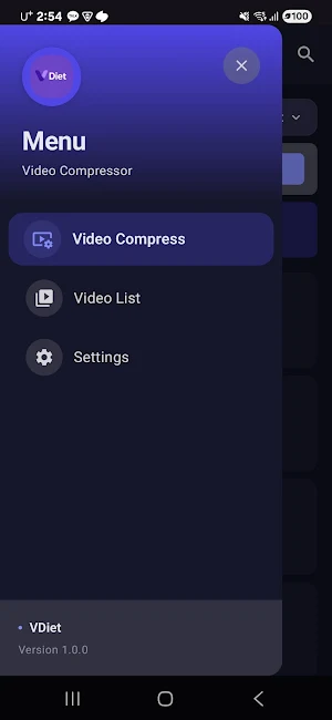 VDiet - Video Compressor Screenshot 0