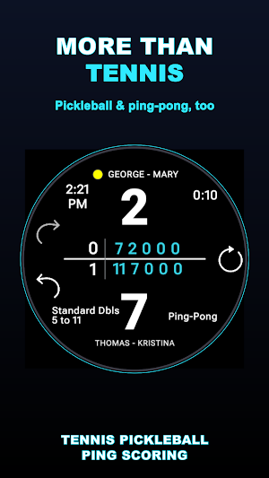 Tennis Pickleball Ping Scoring Screenshot 2