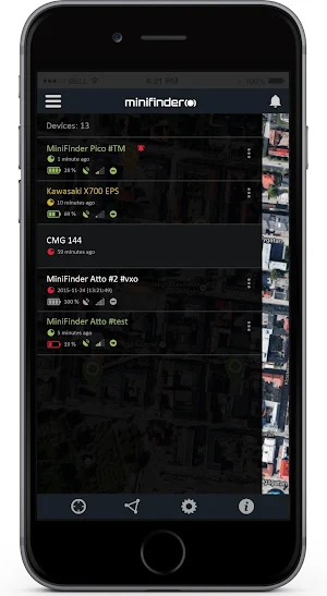 MiniFinder GO - GPS Tracking System Screenshot 2