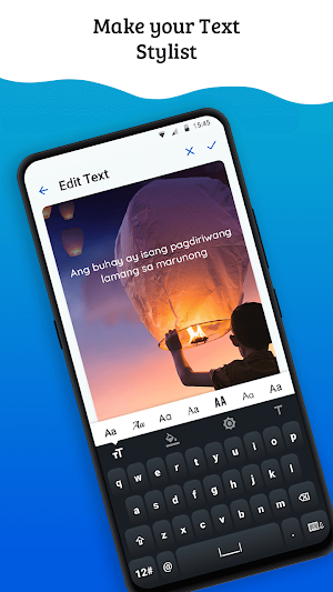 Write Filipino Text on photo Screenshot 2