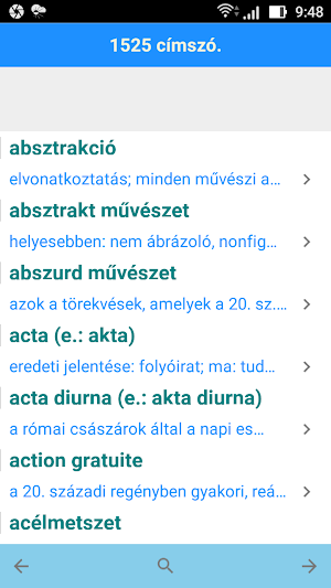 Könyv A - Z  -  Könyv kislexikon Screenshot 2