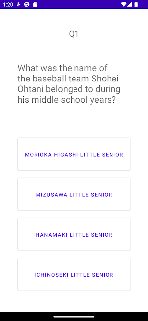 FAN QUIZ about Shohei Ohtani Screenshot 2