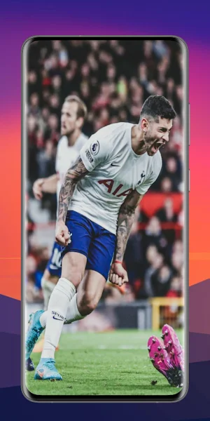 Cristian Romero 4K Wallpaper Screenshot 2