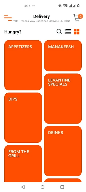 Levantine Restaurant Screenshot 1
