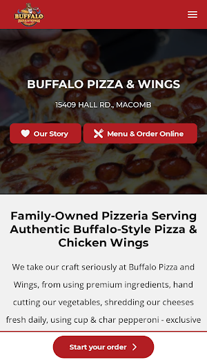 Buffalo Pizza & Wings Screenshot 0