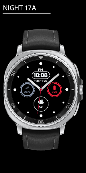 Night 17A - Analog Watch Face Screenshot 0