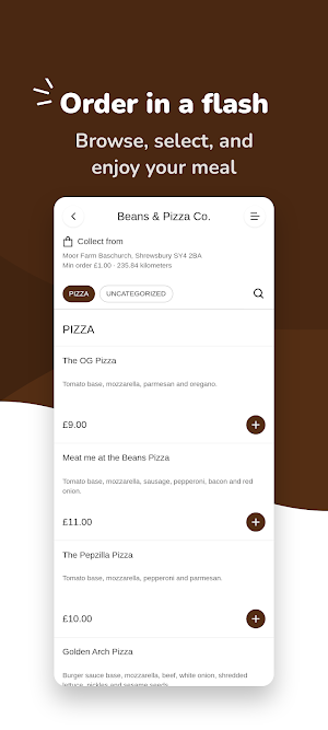 Beans & Pizza Co Screenshot 0