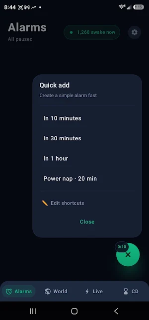 AtAlarm: Timezone Alarm Screenshot 2