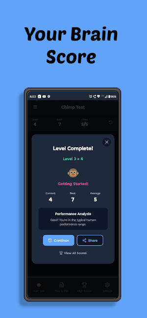 Chimp Test - Memory Challenge Screenshot 2