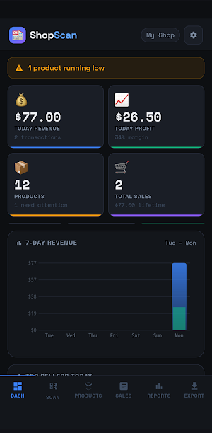 ShopScan: POS & Inventory Screenshot 0