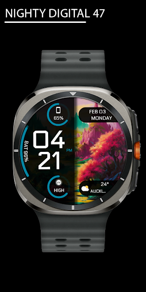 Nighty Digital 49 - watch face Screenshot 0