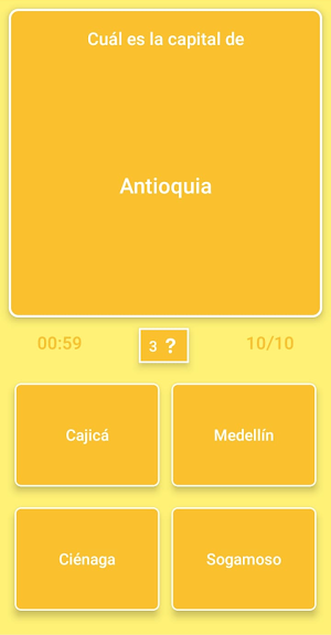 Mapa de Colombia - Quiz Screenshot 1