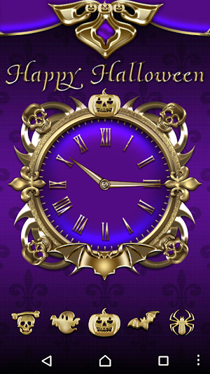 Halloween Clock Widget Screenshot 1