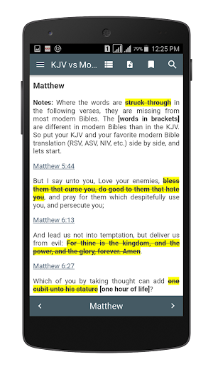 KJV vs Modern Bibles (RSV, ASV, NIV, etc.) Screenshot 1