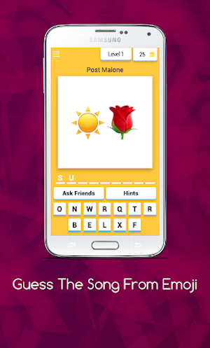 Guess The Song From Emoji - Emoji Song Quiz Screenshot 0