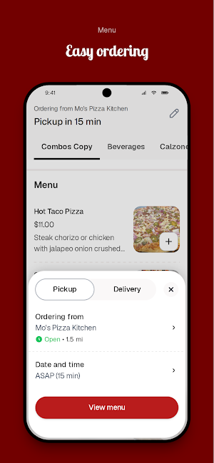 Mo's Pizza Kitchen Screenshot 2