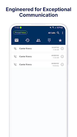 Pivotal Voice Screenshot 2