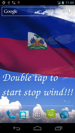 Haiti Flag Live Wallpaper Screenshot 0