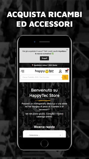 HappyTec Ricambi e Accessori Screenshot 0