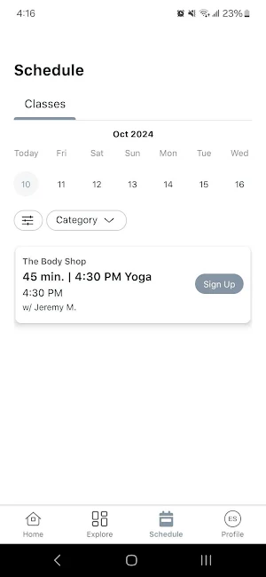 BSHC Fitness Screenshot 3