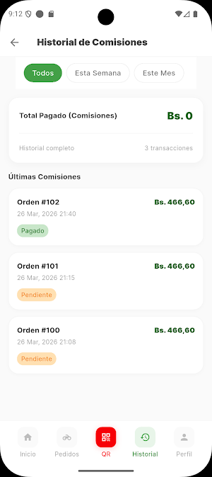 ComerYa Repartidor Screenshot 3