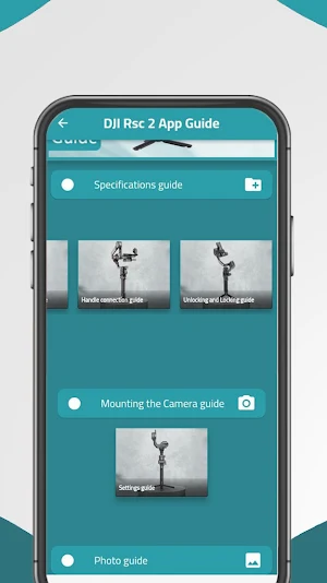 DJI Rsc 2 App Guide Screenshot 1
