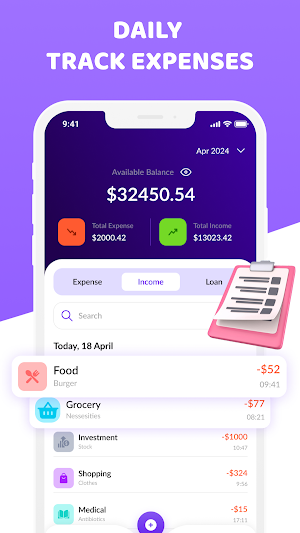 Money Manage - Balance Budget Screenshot 2