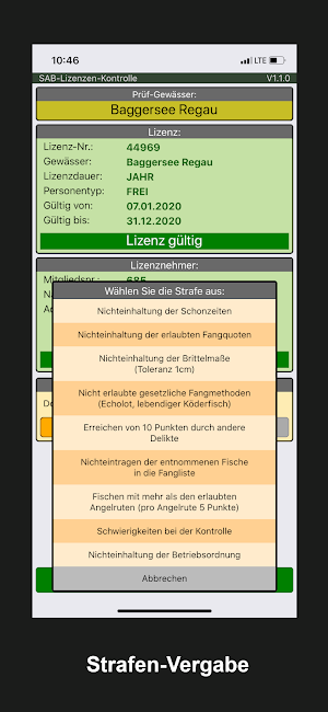 SAB-Lizenzen-Kontrolle Screenshot 1