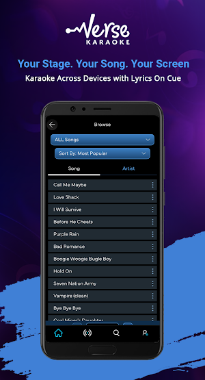Verse Karaoke Screenshot 2