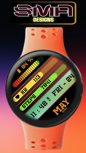 Cross Lines SAM-11 Watch Face Screenshot 1