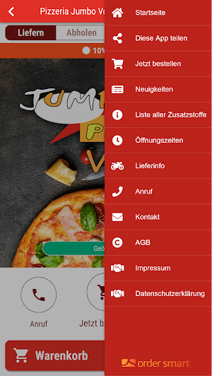 Pizzeria Jumbo Voerde Screenshot 2