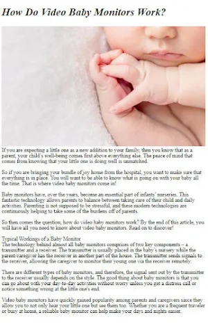 Baby Monitors Guide Screenshot 3