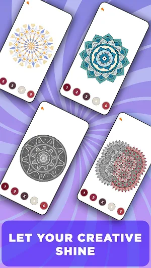 Mandala Pixel Color By Number Screenshot 1