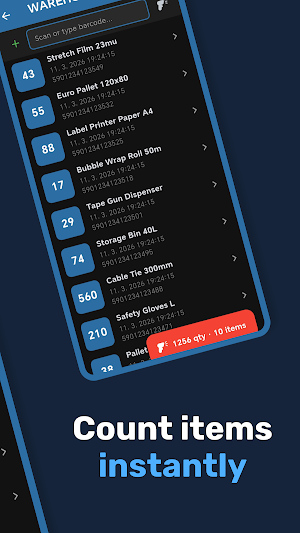 Stock Count: Barcode Counter Screenshot 1