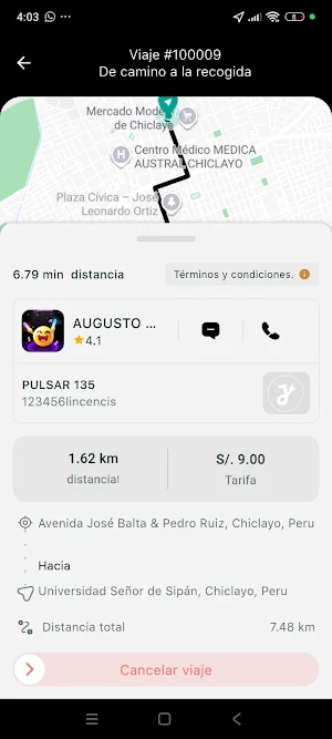Taxi Metropolitanos Pasajero Screenshot 3