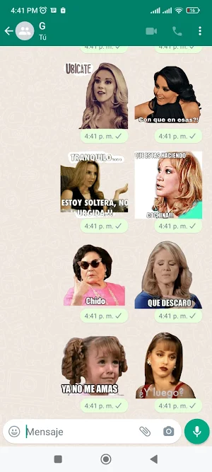 Stickers de Novelas Mexicanas Screenshot 2