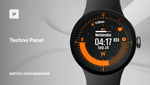 Techno Panel - watch face Screenshot 0