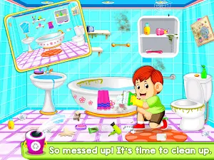 Kids Cleaning Games - My House Cleanup Screenshot 1
