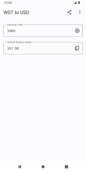 WST to USD Screenshot 0