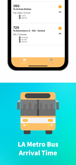 Los Angeles Metro Bus Time Screenshot 3