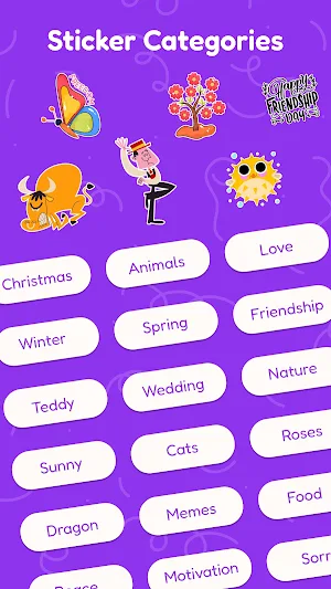 Cartoon Stickers Screenshot 0