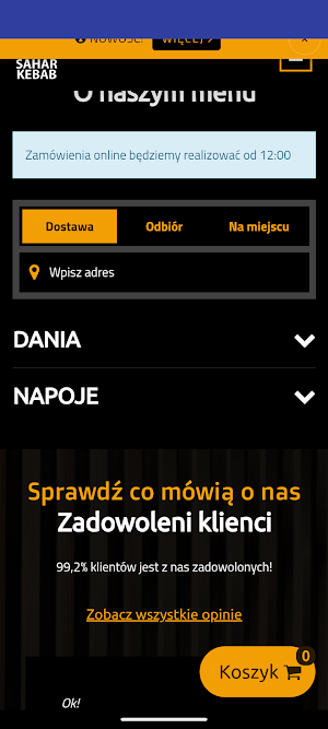 Sahar kebab Skórzewo Screenshot 0