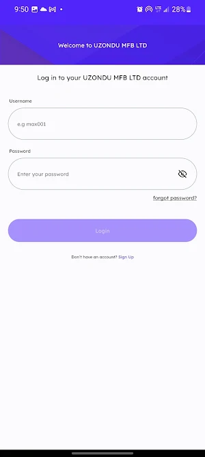 Uzondu Corporate i Banking Screenshot 2