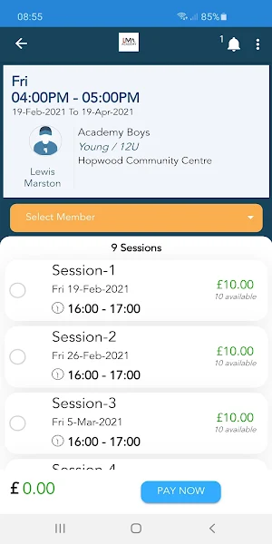 LM Football Academy Screenshot 2