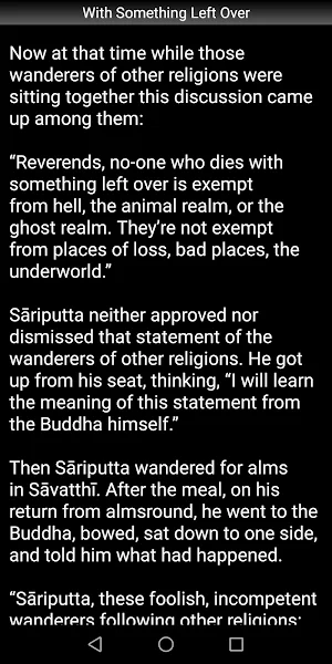 With Something Left Over Sutta Screenshot 2