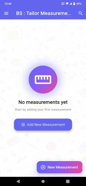 BS : Tailor Measurement App Screenshot 1