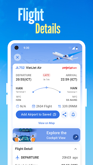 Flight Radar Schedule Tracker Screenshot 2