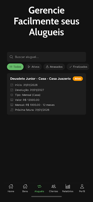 Aluga Controle: Aluguel Fácil Screenshot 1
